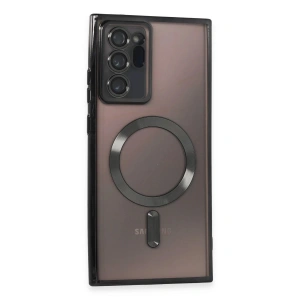 Samsung Galaxy Note 20 Ultra Kılıf Kross Magneticsafe Kapak - Siyah