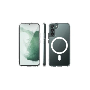 Samsung Galaxy S22 Plus Kılıf Magneticsafe Şeffaf Silikon - Şeffaf