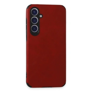 Samsung Galaxy S23 FE Kılıf Loop Deri Silikon - Kırmızı