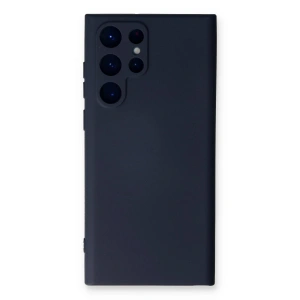 Samsung Galaxy S24 Ultra Kılıf Nano içi Kadife Silikon - Lacivert