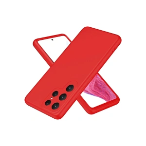 Samsung Galaxy S25 Ultra Kılıf First Silikon - Kırmızı