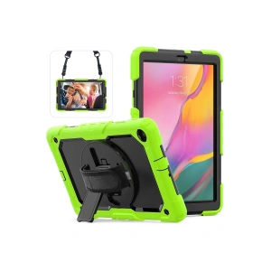 Samsung Galaxy T510 Tab A 10.1 Kılıf Pars Tablet Kapak - Yeşil