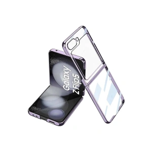 Samsung Galaxy Z Flip 5 Kılıf Fold Element Kapak - Mor