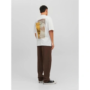 Sırt Baskılı Erkek Oversize T- Shırt