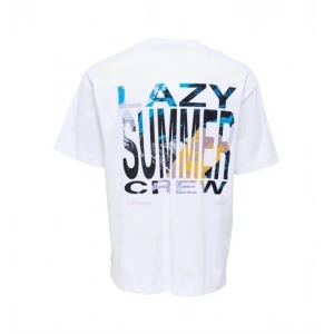 Sırt Baskılı Erkek T-Shirt