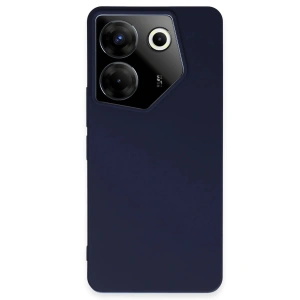 Tecno Camon 20 Pro 5G Kılıf First Silikon - Lacivert