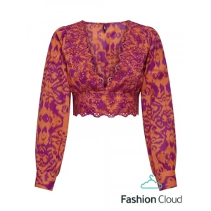 V Yaka Kısan Kadın Bluz