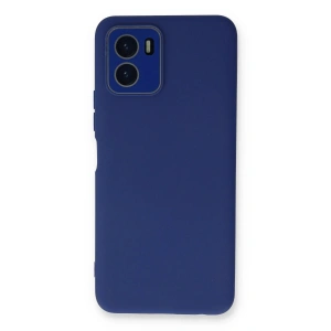 Vivo Y15S Kılıf Lansman Glass Kapak - Sky Blue