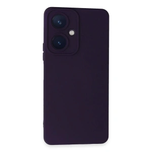 Vivo Y27 Kılıf Nano içi Kadife Silikon - Mor