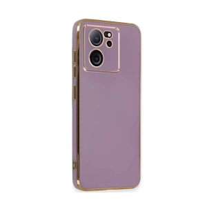 Xiaomi Mi 13T Pro Kılıf Volet Silikon - Mor