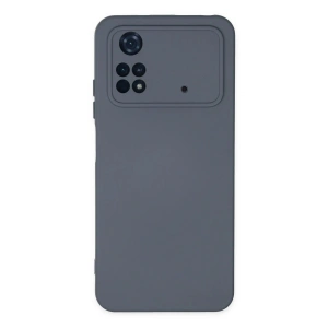 Xiaomi Poco M4 Pro 4G Kılıf Nano içi Kadife Silikon - Gri