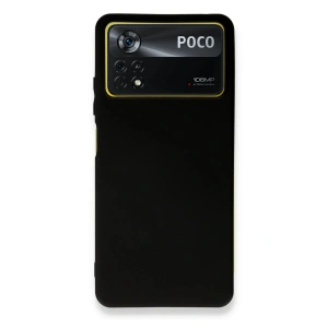 Xiaomi Poco X4 Pro 5G Kılıf First Silikon - Siyah