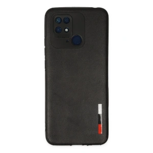 Xiaomi Redmi 10C Kılıf Loop Deri Silikon - Siyah