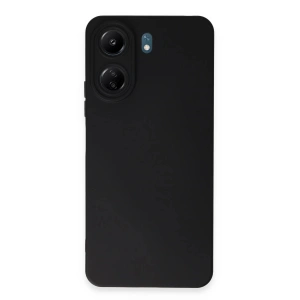 Xiaomi Redmi 13C Kılıf Nano içi Kadife Silikon - Siyah