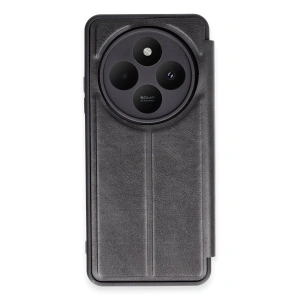 Xiaomi Redmi 14C Kılıf Flip Cover - Siyah