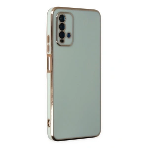 Xiaomi Redmi 9T Kılıf Volet Silikon - Açık Yeşil