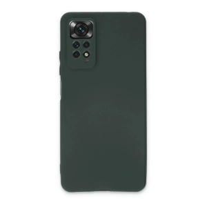 Xiaomi Redmi Note 11 Pro Kılıf First Silikon - Koyu Yeşil