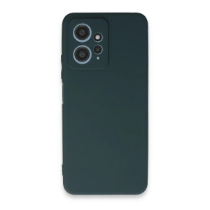 Xiaomi Redmi Note 12 4G Kılıf First Silikon - Koyu Yeşil