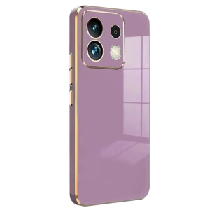 Xiaomi Redmi Note 13 5G Kılıf Volet Silikon - Mor