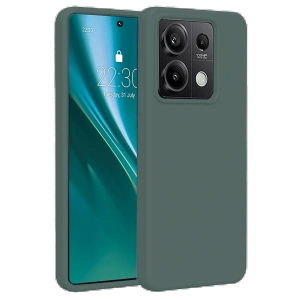 Xiaomi Redmi Note 13 Pro 4G Kılıf First Silikon - Koyu Yeşil