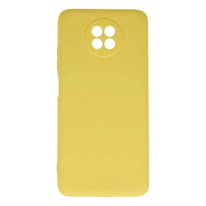 Xiaomi Redmi Note 9 5G Kılıf Nano içi Kadife Silikon - Sarı