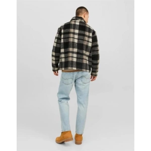 Yün Görünümlü Ekose Ceket