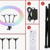 18 Rgb 45Cm 2 Metre Ayaklı Selfie Işığı Tripod