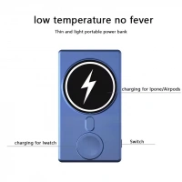 3 İN 1 N66 MAGSAFE KABLOSUZ WATHC POWERBANK