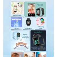 4G Max Çocuk Saati Hx Kids Pembe