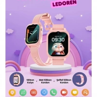 4G Max Çocuk Saati Hx Kids Pembe