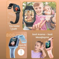 4G Pro Çocuk Saati Hx Kids Pembe