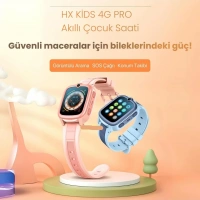 4G Pro Çocuk Saati Hx Kids Pembe