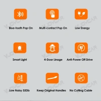 Tesla Elektrikli Kapı Kolu Aksesuarı Mx-9358