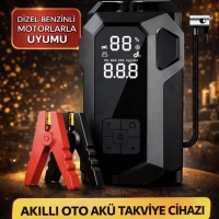 Şarjlı Akım Korumalı Araç Pompası Ve Akü Takviye Cs82 Plus Max