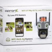 Apronx Apx-wpg490 9Mp Üç Kameralı Wifi Kamera