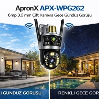 Apronx Apx-wpg262 6Mp Çift Kameralı Wifi Kamera