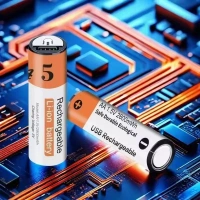 Aggiy K5 Type-C Şarj Edilebilir Büyük Kalem Pil AA 1.5V 2800mWh