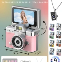 iDragon Lk-027 Mini Fotoğraf Makinesi Pembe