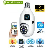 O-Kam 4046 2+2 Mp Çift Kameralı Ampul Kamera
