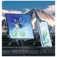 Aggiy 15W Hareketli Araç Telefon-Tablet Tutucu AutoMag