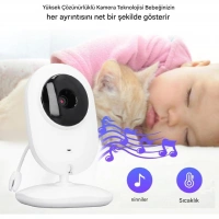 Monitörlü Bebek Kamerası Km-13