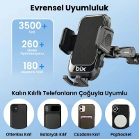 Bix Bxch15-Bk Kıstırmalı Ayarlanabilir Araç Tutucu