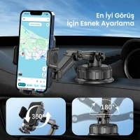Bix Bxch15-Bk Kıstırmalı Ayarlanabilir Araç Tutucu
