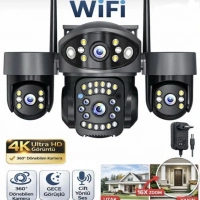 My-Scope My-01 3+3+3+3 4 Kameralı Wi-Fi Güvenlik Kamerası