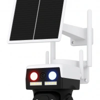 Apronx Apx-Wp266OZ 6Mp Çift Kameralı Solar Güvenlik Kamerası