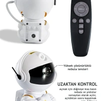 Astronot Projektör Gece Lambası Ve Bluetooth Hoparlör 532
