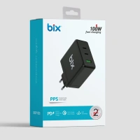 BİX 100W BX3P100G USB VE TYPE-C ÇIKIŞLI ŞARJ ADAPTÖRÜ