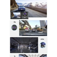 Black Box 3 Kameralı Araç Kamerası YK3518