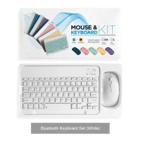 Bluetooth Klavye Mouse Kit Beyaz