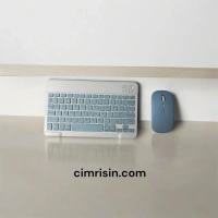 Bluetooth Klavye&Mouse Set Açık Mavi